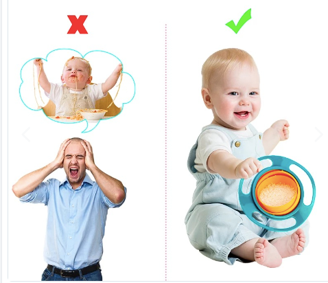bowl plato antiderrame para bebe