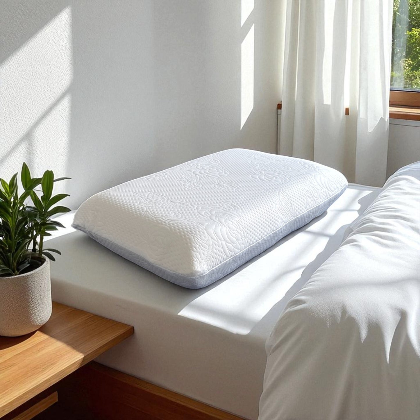 Almohada Plana Memory Foam 60x40 cm