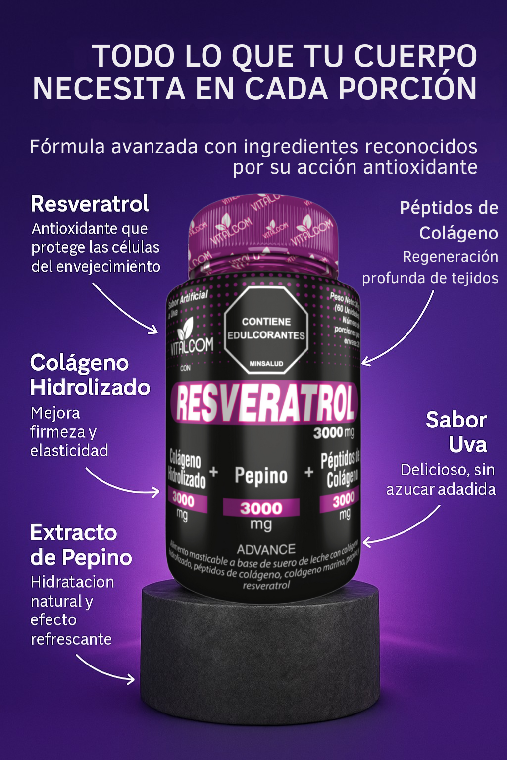 RESVERATROLX60 VITALCOM