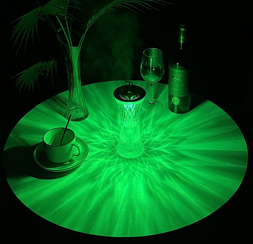 lámpara ambiente 7 colores con difusor