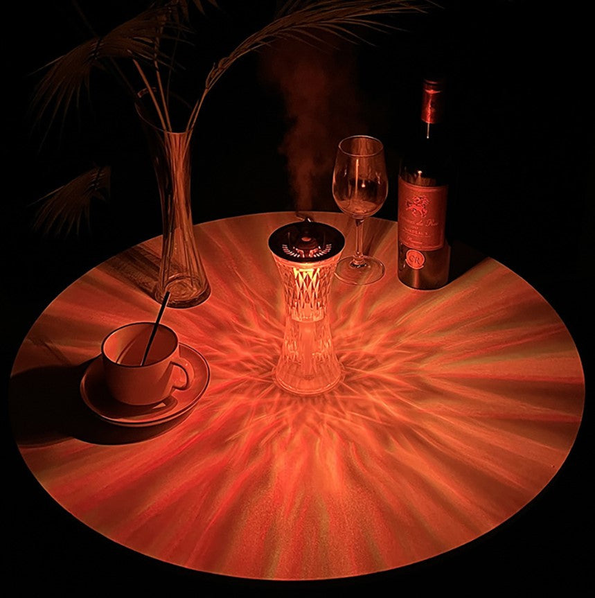 lámpara ambiente 7 colores con difusor