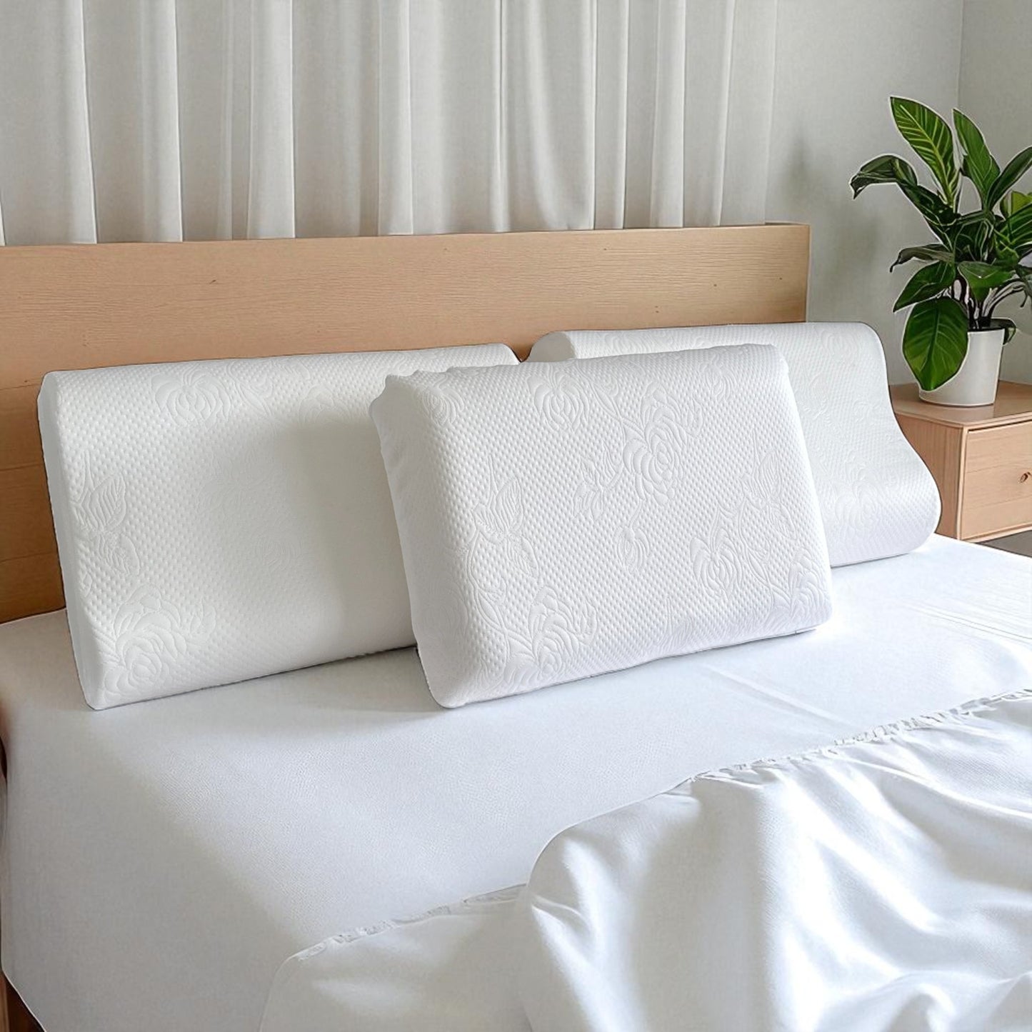 Almohada Plana Memory Foam 60x40 cm