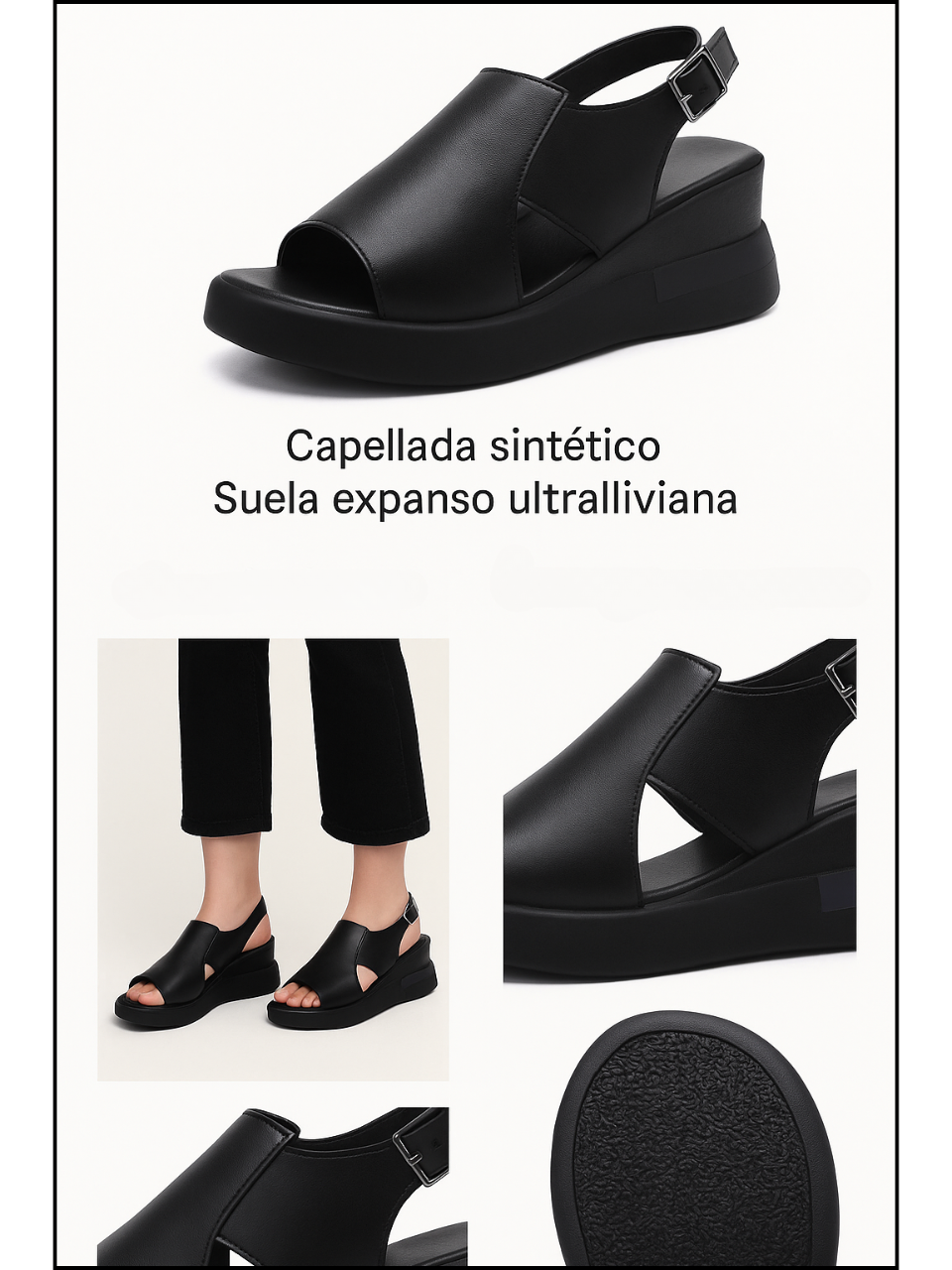 COMBO SANDALIA ORTOFLEX+MOÑA SATIN
