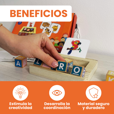 JUEGO MONTESSORI DE ARMAR PALABRAS