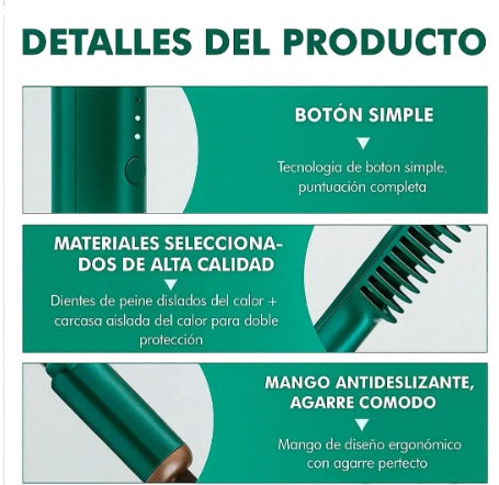 PEINE PLANCHA MORADO