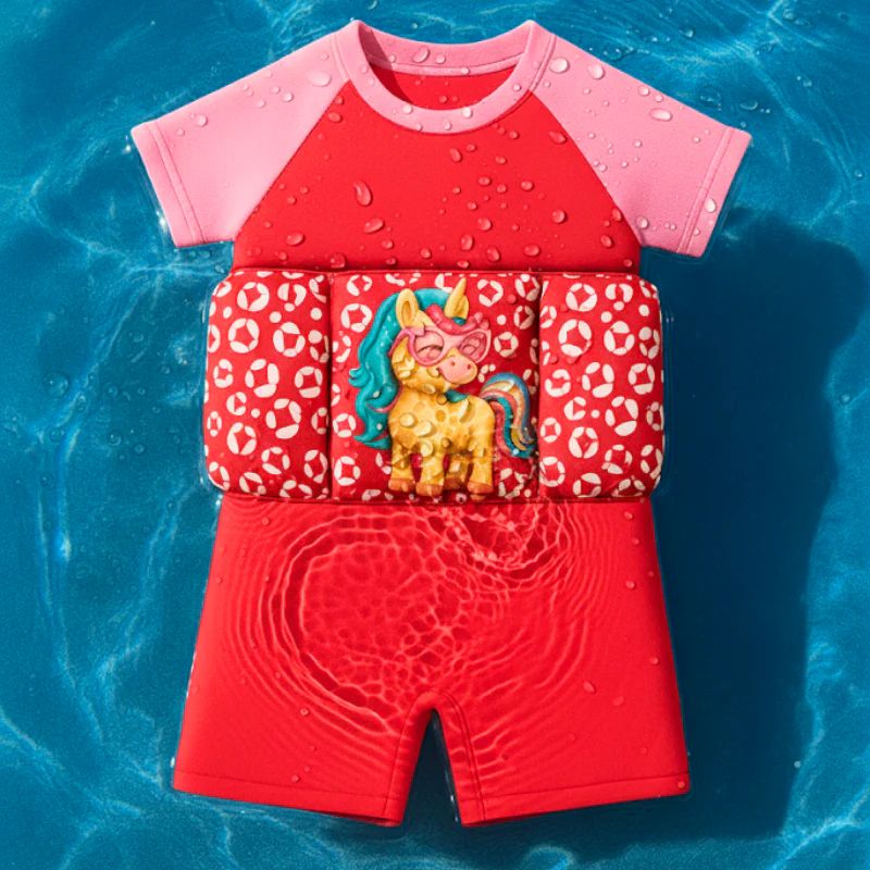 Combo Traje de baño+ Toalla niños