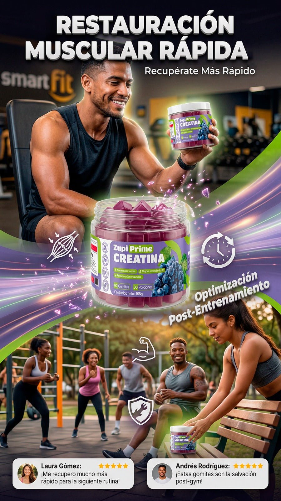 Gomas creatina prime ZUPI