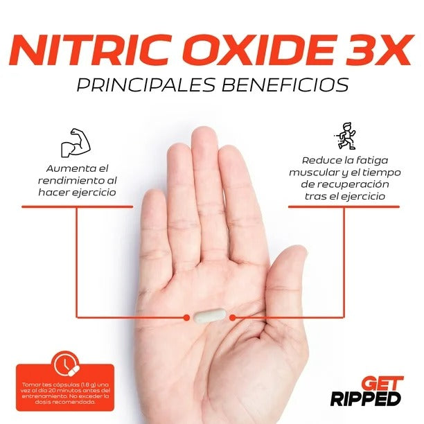 Oxido Nitrico con (Citrulina y Arginina) 60 CAPS