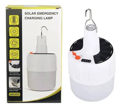 Bombillo solar recargable Black Days